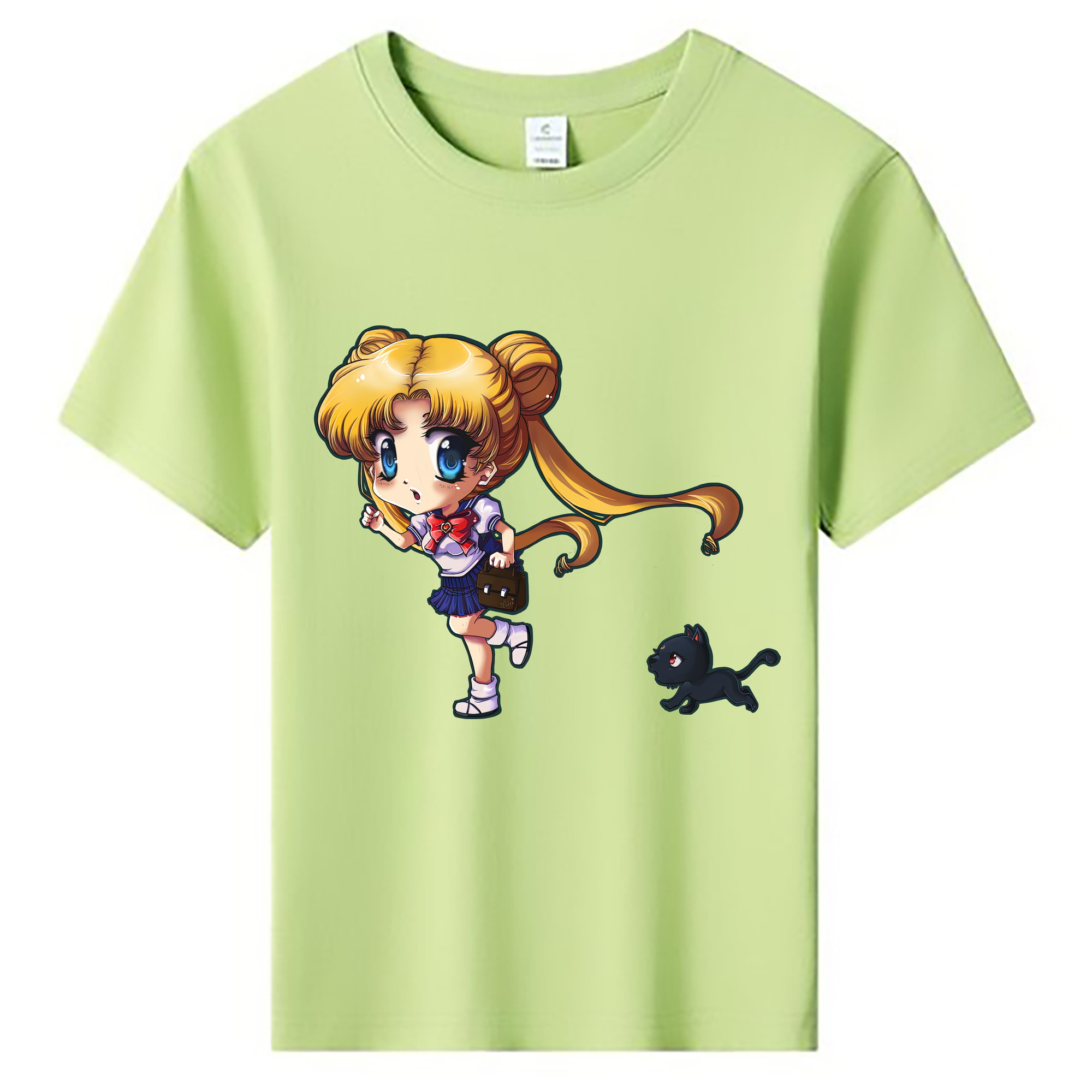 （画像用） 美少女戦士セーラームーン 愛野 美奈子 あいの みなこ Sailor Moon Aino Minako 綿100％キッズTシャツ（フロントプリント）